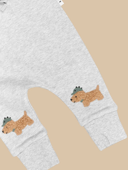 FURRY DINO DOG DROP CROTCH PANT Huxbaby - enjoykidsus