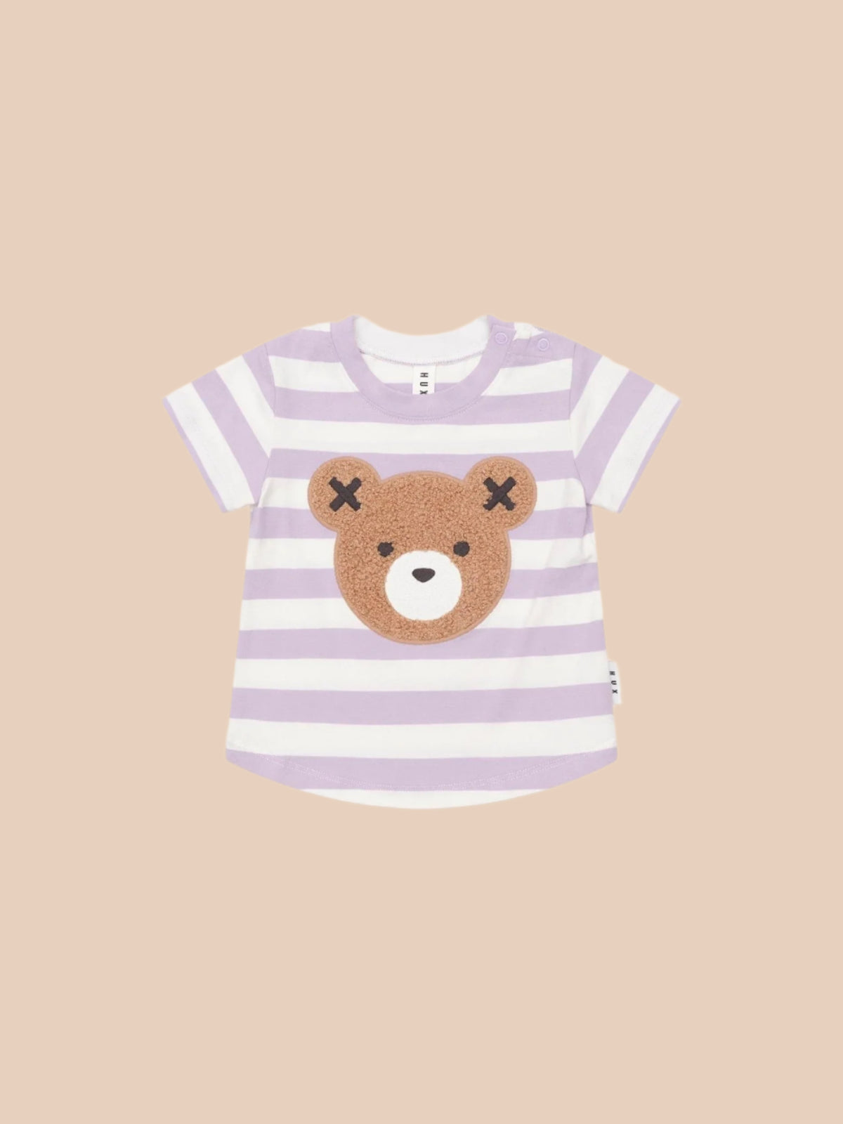 Huxbaby Furry Hux Orchid Stripe T-Shirt Huxbaby