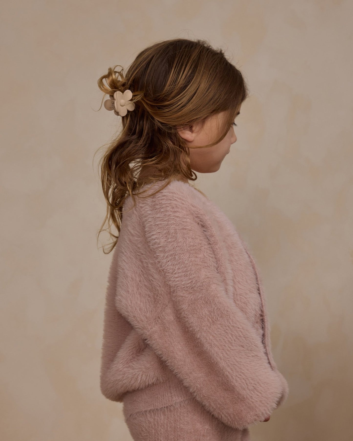 Fuzzy Cardigan || Blush Rylee + Cru - enjoykidsus