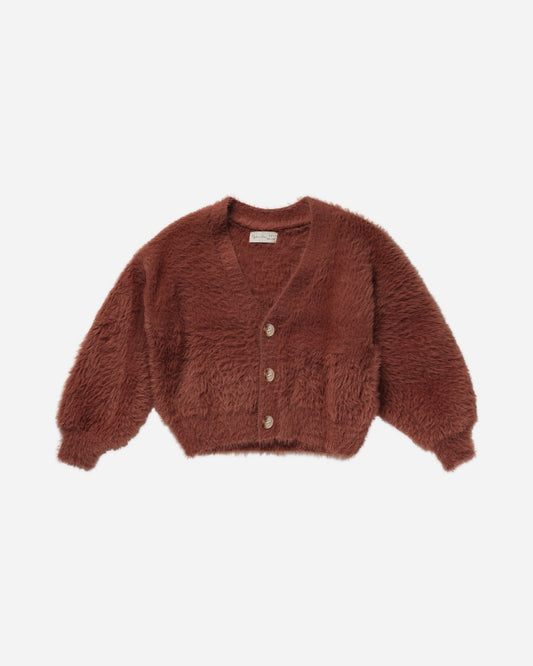 Fuzzy Cardigan || Brick Rylee + Cru - enjoykidsus