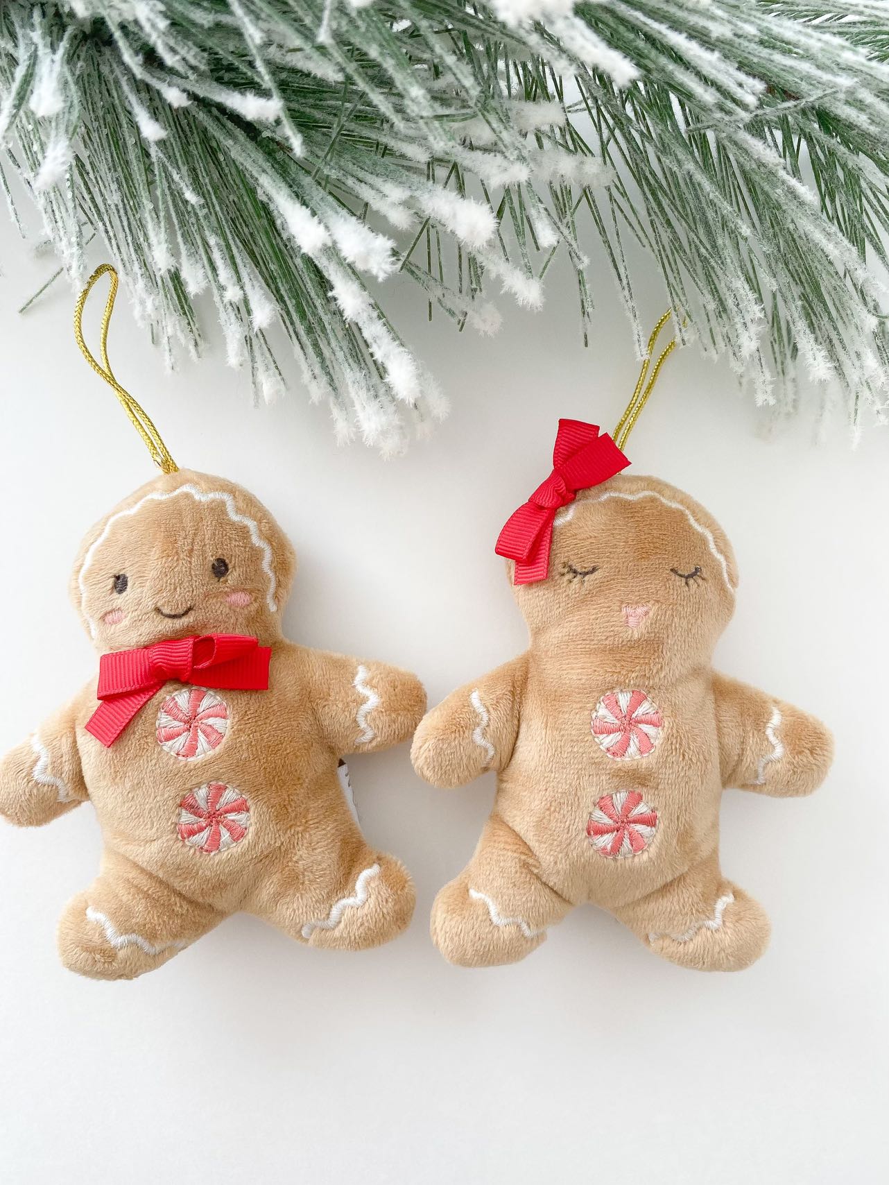 Gingerbread Couple Ornaments MON AMI - enjoykidsus