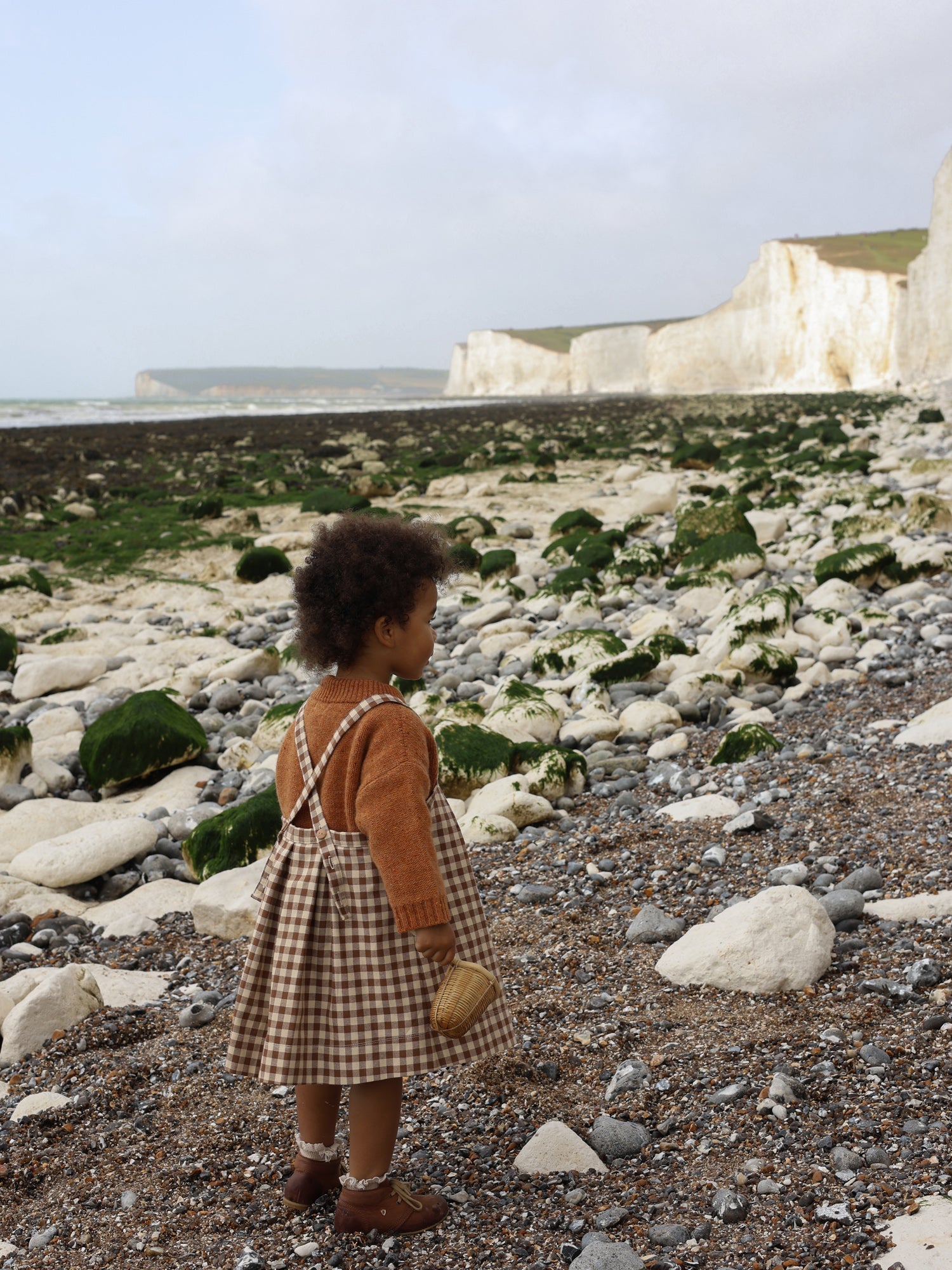 Gingham Tribe Skirt Organic Zoo