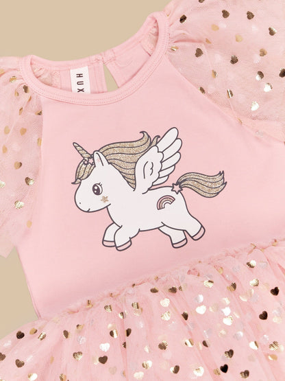 GLITTER UNICORN BALLET DRESS Huxbaby - enjoykidsus