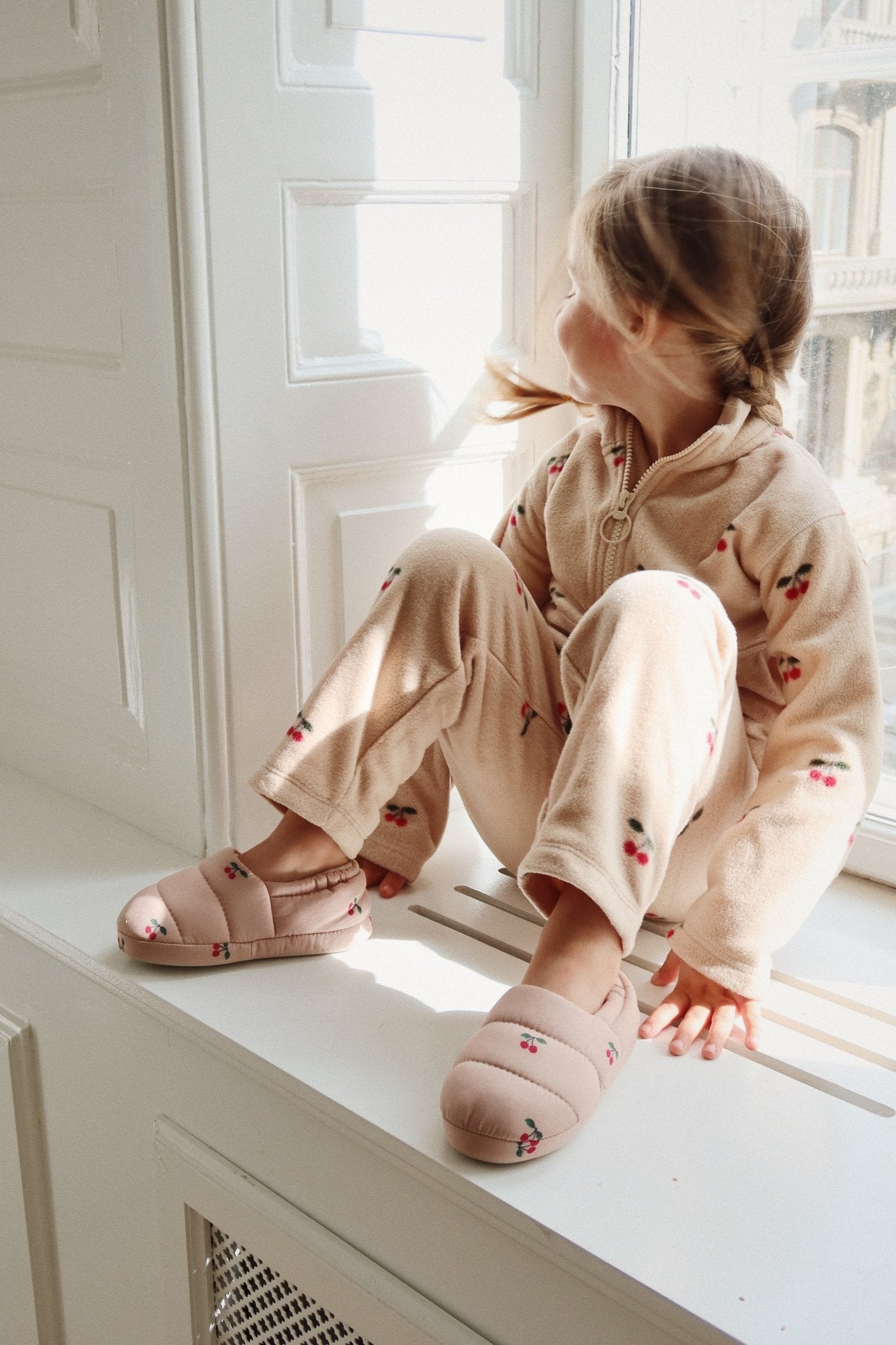 GLOBE FOOTIES - CHERRY BLUSH Konges Sløjd - enjoykidsus