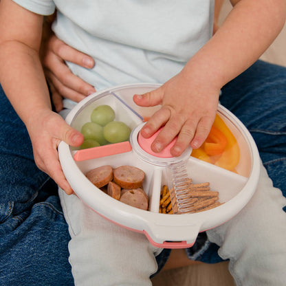 GöBe Kids - GoBe Kids Large Snack Spinner, Reusable Travel Snack Box: Lemon Yellow GöBe Kids - enjoykidsus