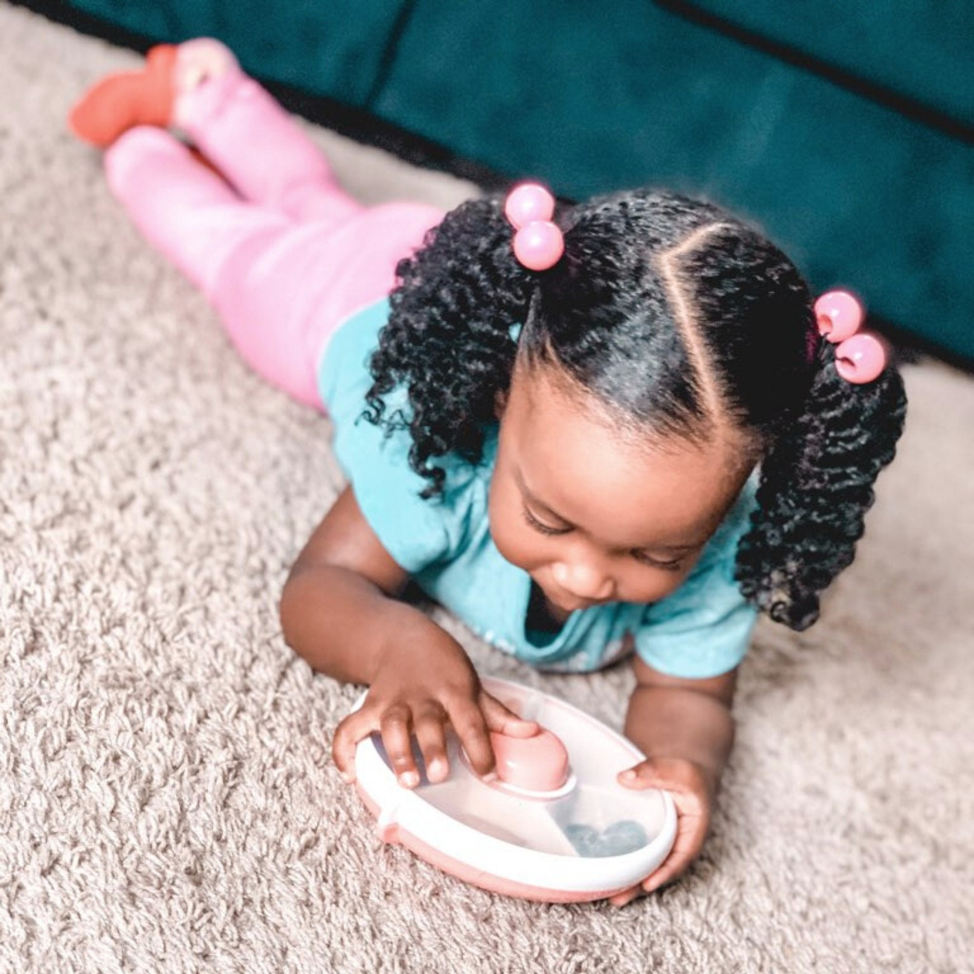 GöBe Kids - GoBe Kids Original Snack Spinner, Reusable Travel Snack Box: Taro Purple GöBe Kids