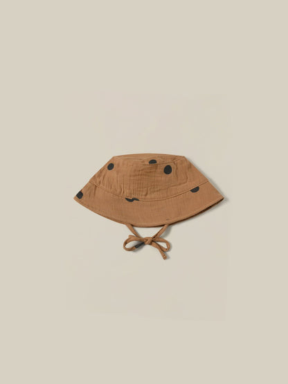 Gold Dots Bucket Sun Hat Organic Zoo - enjoykidsus