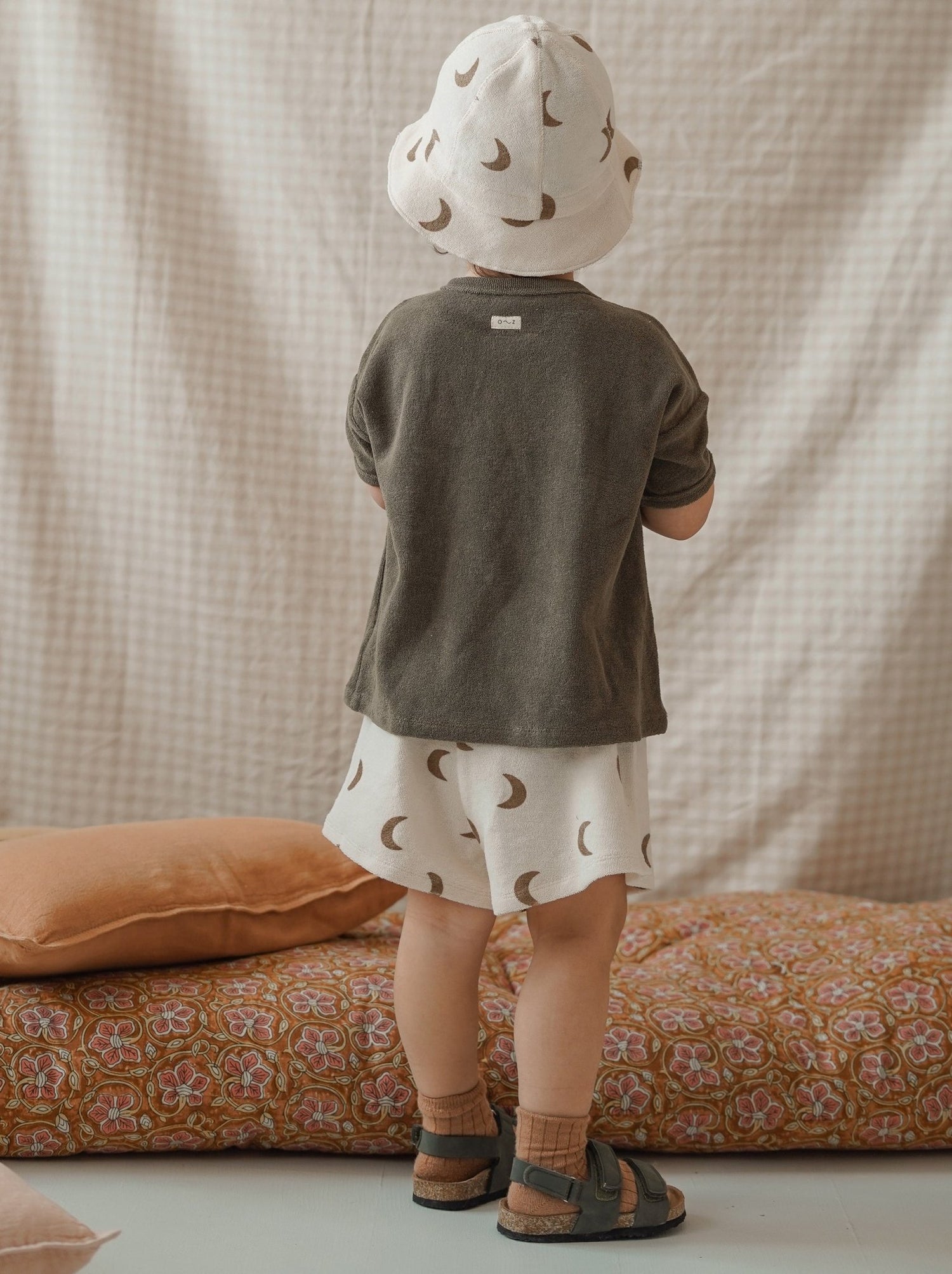 Organic Zoo Gold Midnight Terry Rope Shorts Organic Zoo