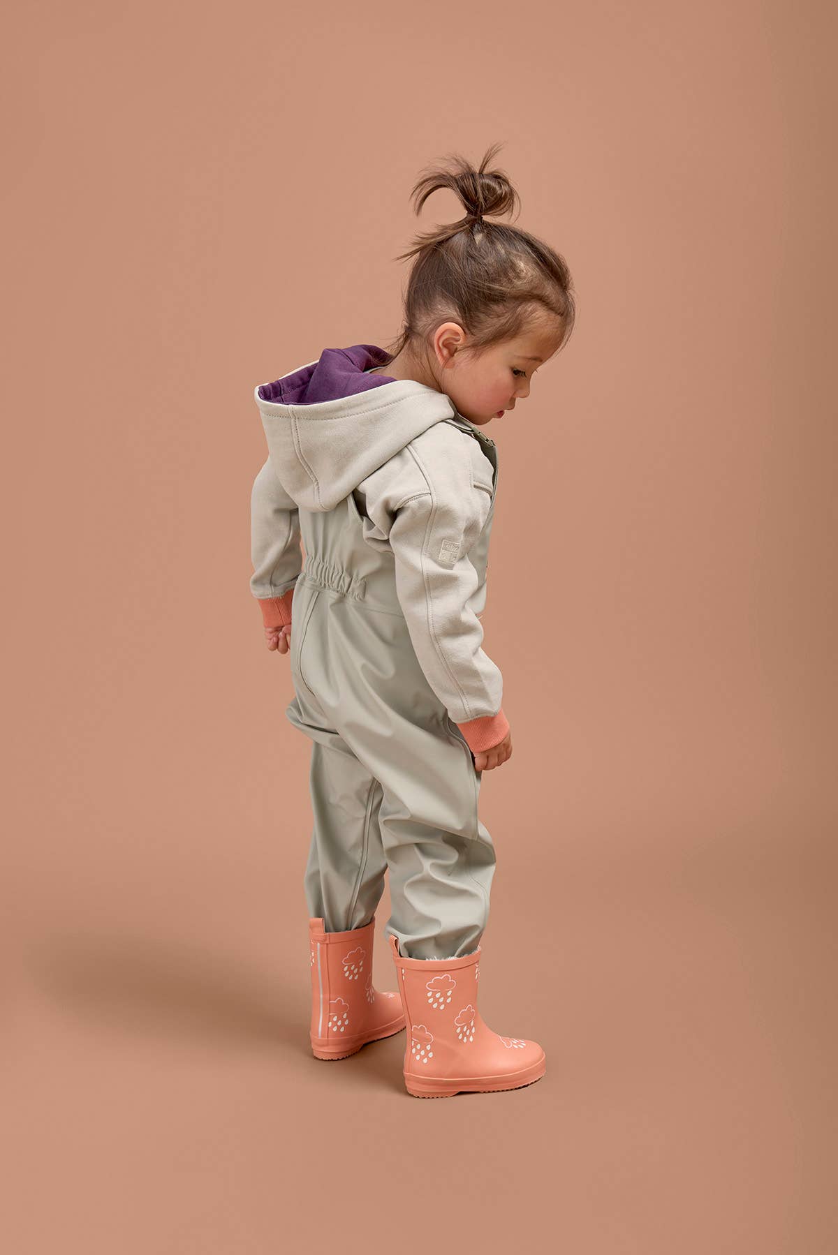 Grass & Air - Geothermal Grey Kids Waterproof Rain Dungarees Grass & Air - enjoykidsus