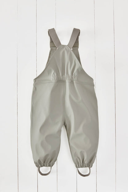 Grass & Air - Geothermal Grey Kids Waterproof Rain Dungarees Grass & Air - enjoykidsus