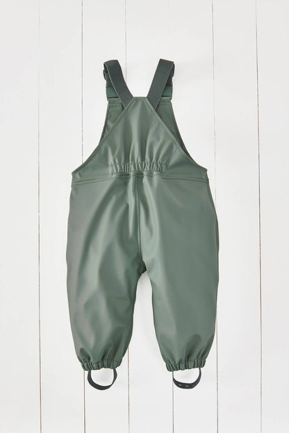 Grass & Air - Khaki Kids Waterproof Rain Dungarees Grass & Air - enjoykidsus