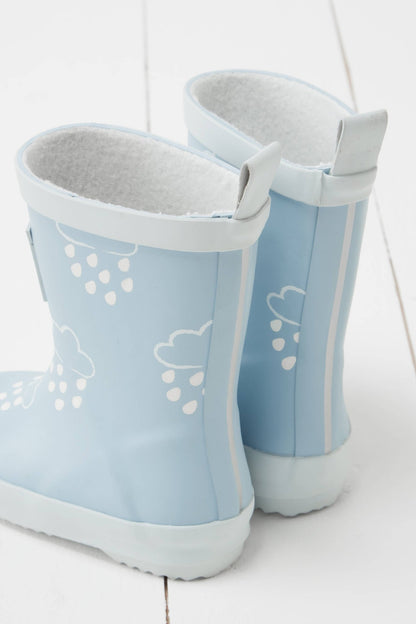 Grass & Air - Little Kids Baby Blue Colour - Revealing Wellies Grass & Air - enjoykidsus