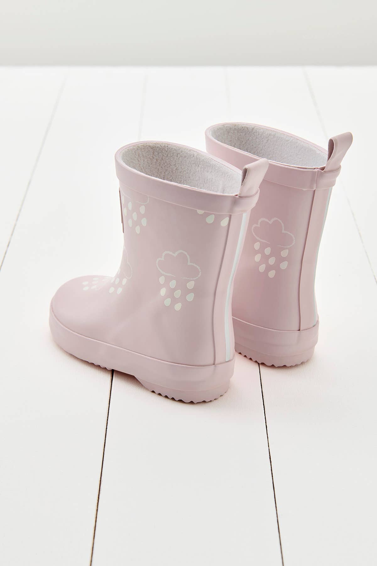 Grass & Air - Little Kids Baby Pink Colour - Revealing Wellies Grass & Air - enjoykidsus