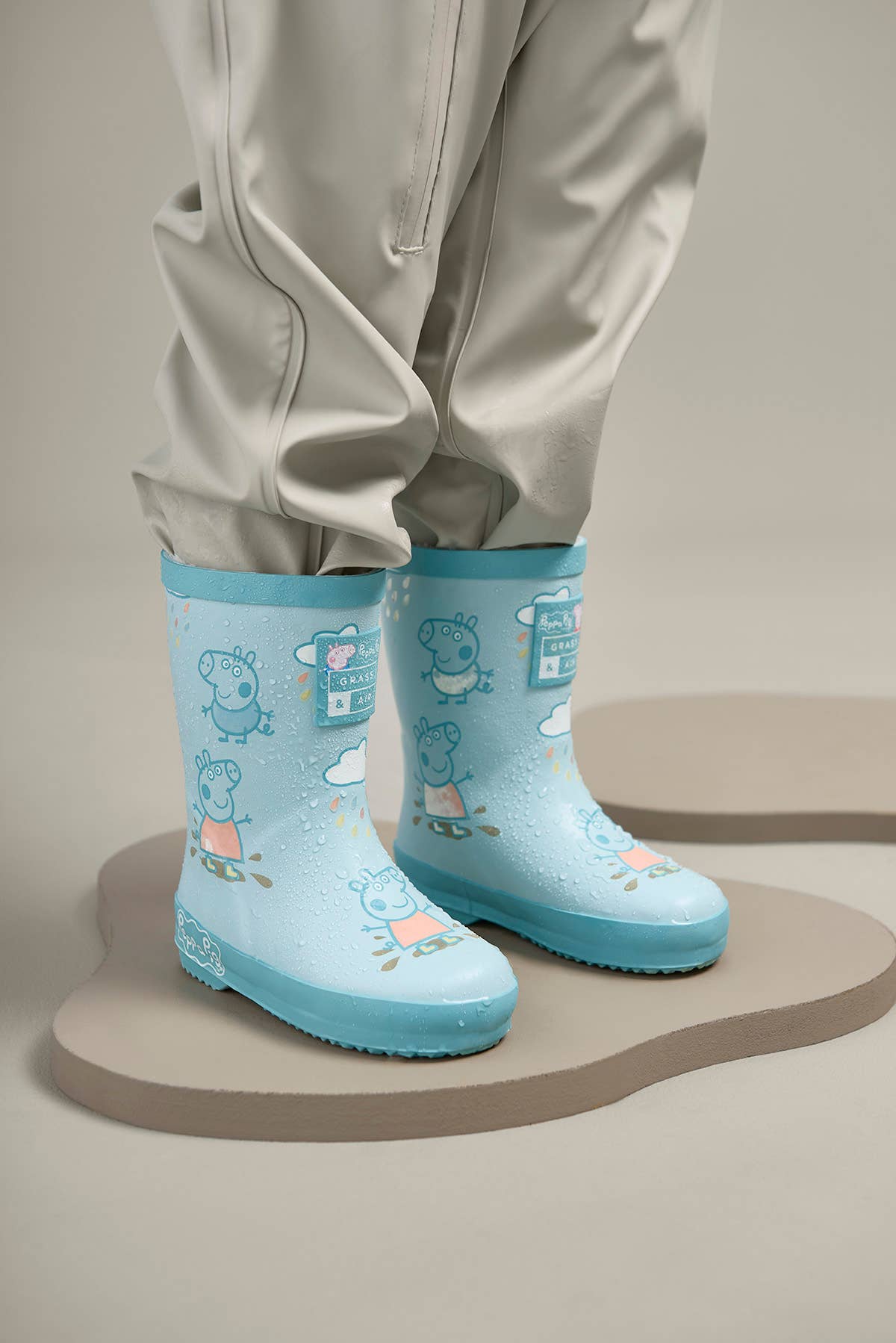 Grass & Air - Peppa Pig George Blue Colour - Changing Kids Wellies Grass & Air - enjoykidsus