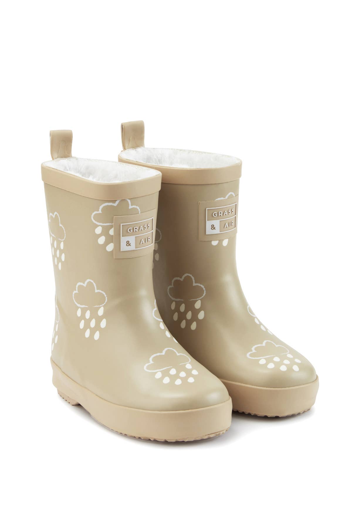 Grass & Air - Stone Colour - Changing Kids Winter Wellies: 5 infant Grass & Air - enjoykidsus