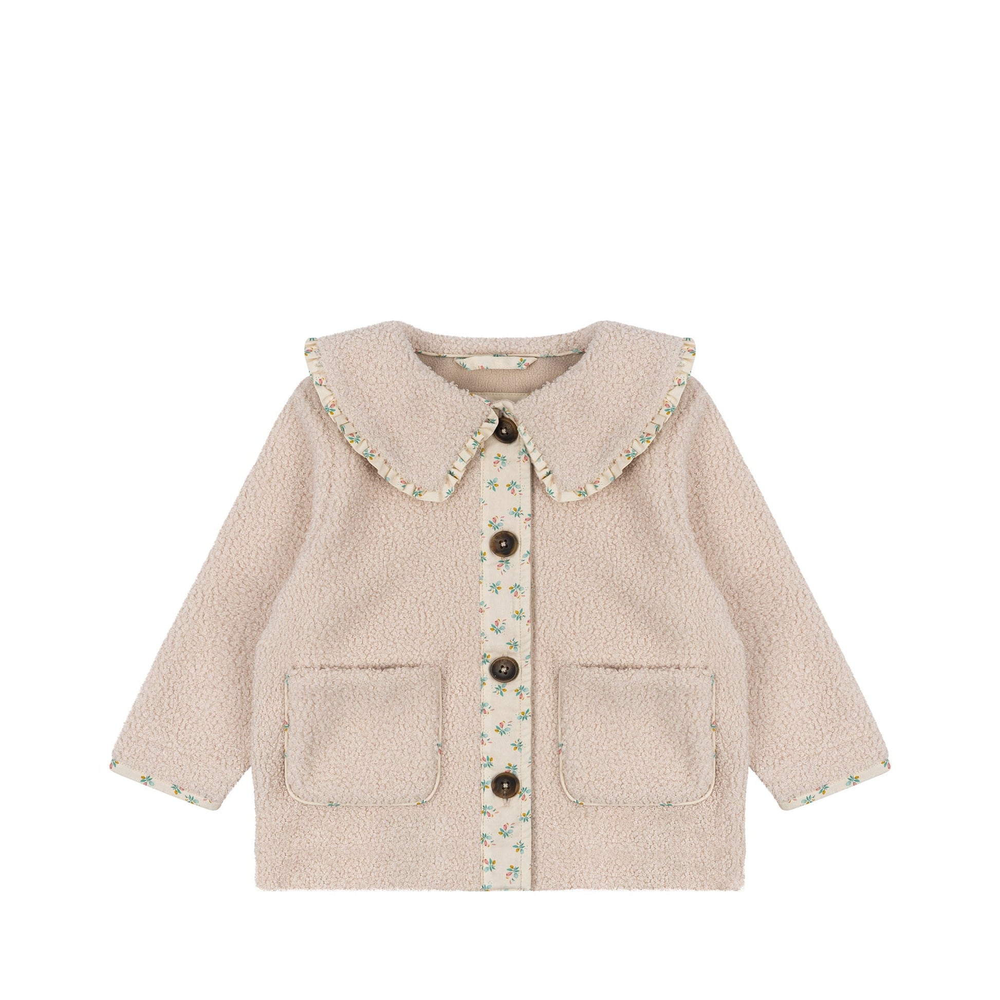 GRIZZ COLLAR JACKET GRS - BRAZILIAN SAND Konges Sløjd - enjoykidsus