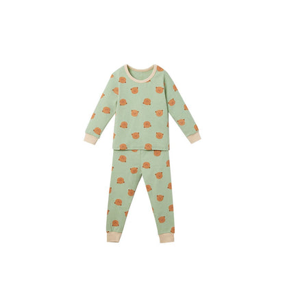 Grosmimi - BabyRabbit Teddy Bear Long Sleeve Set: Pastel Green Grosmimi - enjoykidsus