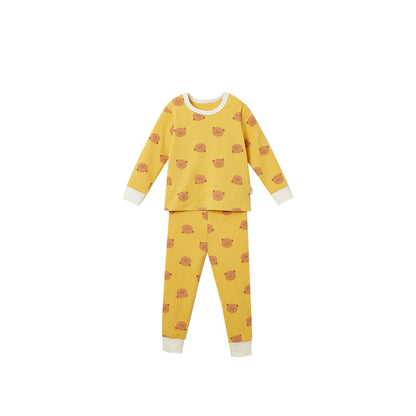Grosmimi - BabyRabbit Teddy Bear Long Sleeve Set: Yellow Grosmimi