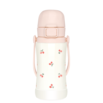 Grosmimi Stainless Steel Tumbler - 10oz (300ml): Cherry Peach Grosmimi