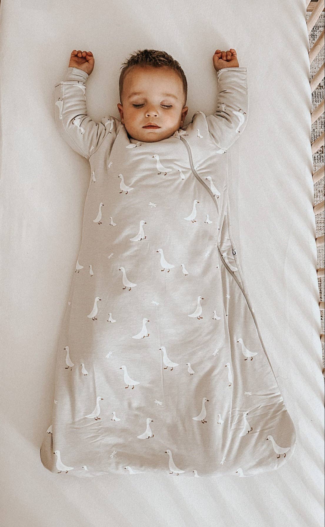 gunamuna - LONG SLEEVE SLEEP BAG : Magnolia / 18 - 24M / 2.6 gunamuna - enjoykidsus