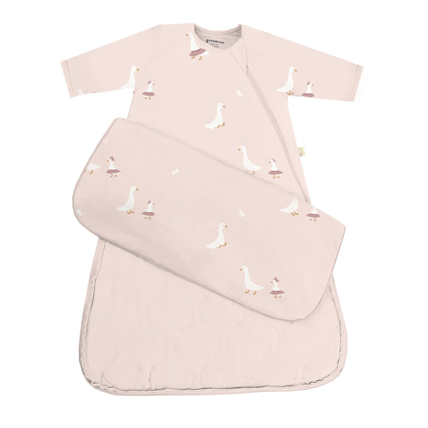 gunamuna - LONG SLEEVE SLEEP BAG : Tutu goose / 1.0Tog gunamuna