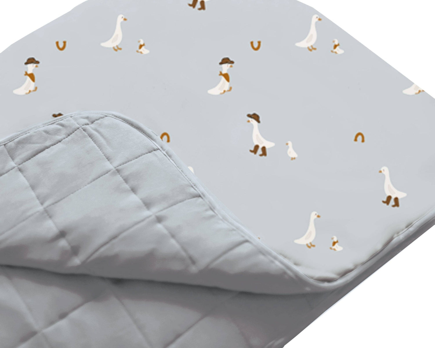 Gunnamuna Cloud Blanket – Cowboy Goose 2.5 Tog | Bamboo Toddler Comforter gunamuna