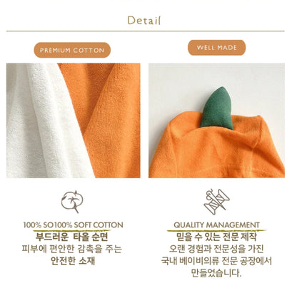 Halloween pumpkin towel cape ikii