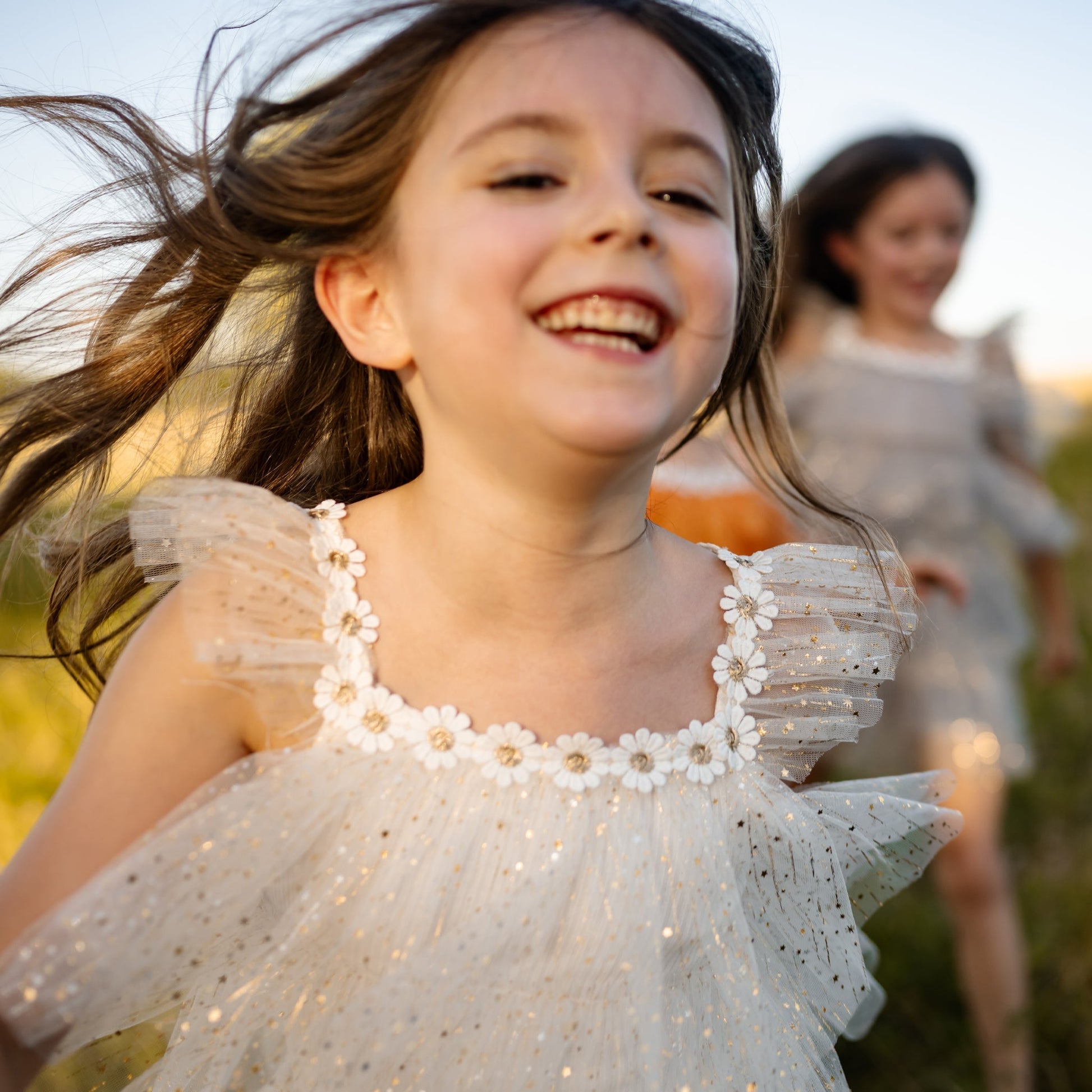 Harper Layered Dress - White Petite Hailey - enjoykidsus