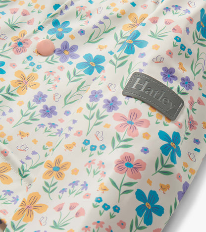 Hatley Baby &amp; Toddler Girls Little Garden Chicks Button-Up Rain Jacket Hatley