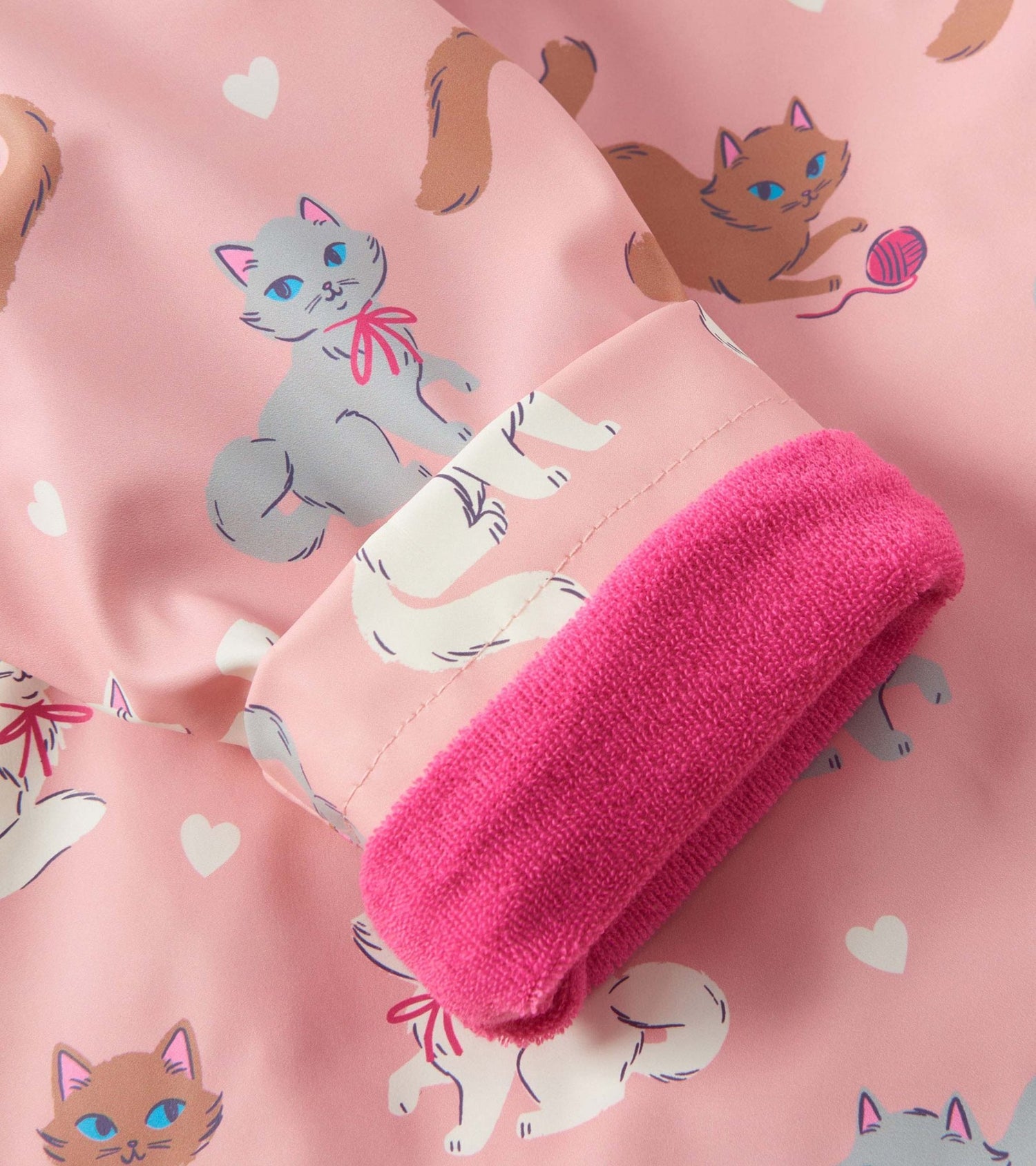 Hatley Baby &amp; Toddler Snap up Raincoat Little Kitties Hatley