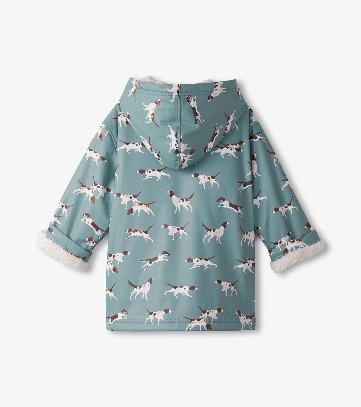 Hatley Sherpa Lined Zip - Up Rain Jacket Hunting Dogs Hatley