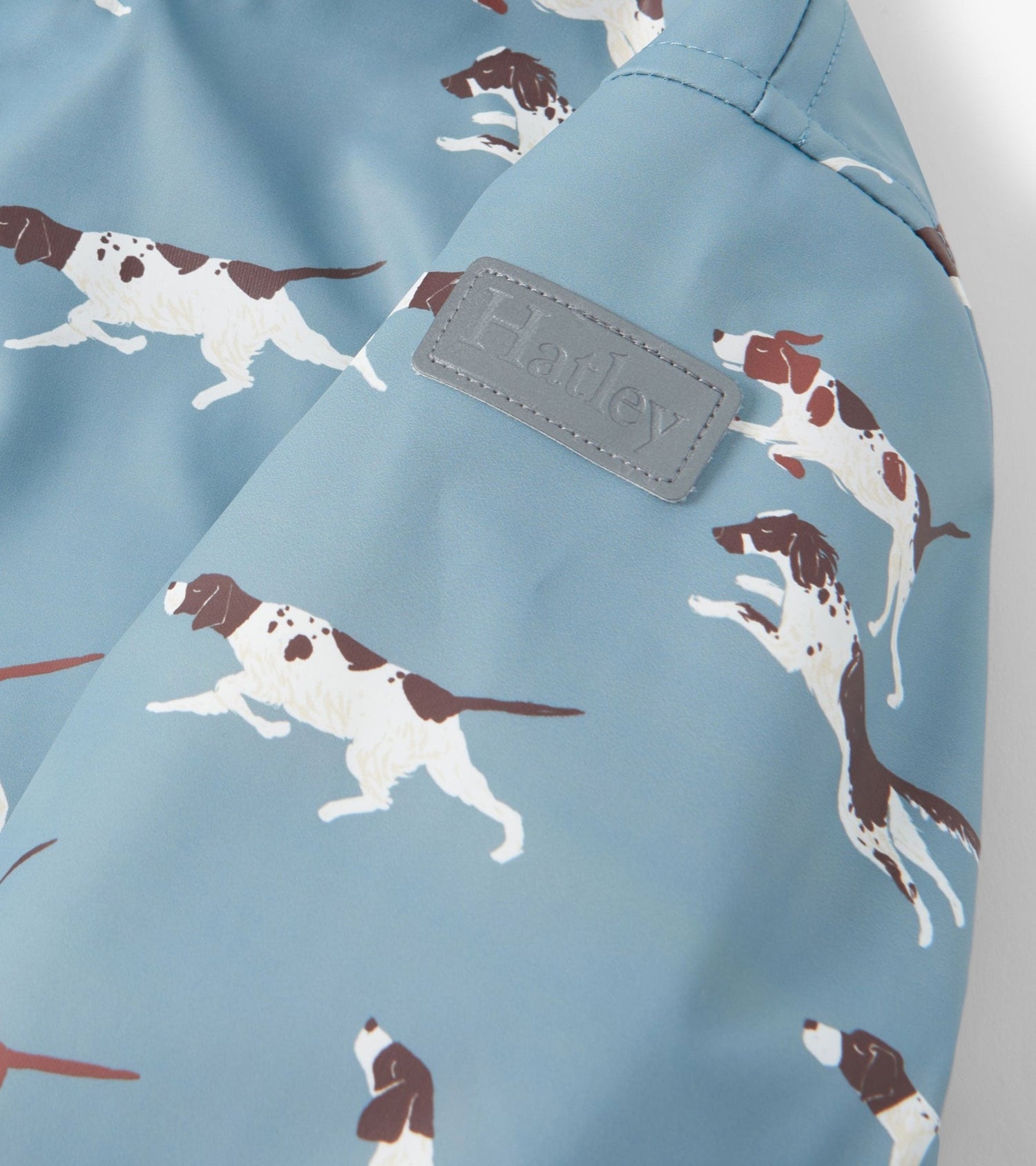 Hatley Sherpa Lined Zip - Up Rain Jacket Hunting Dogs Hatley