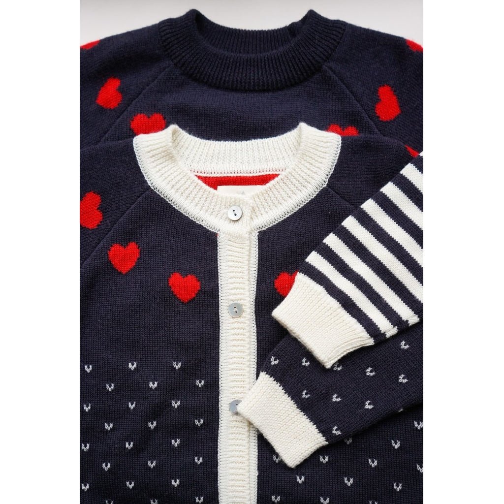 Heart Blouse - Stripe Konges sløjd - enjoykidsus