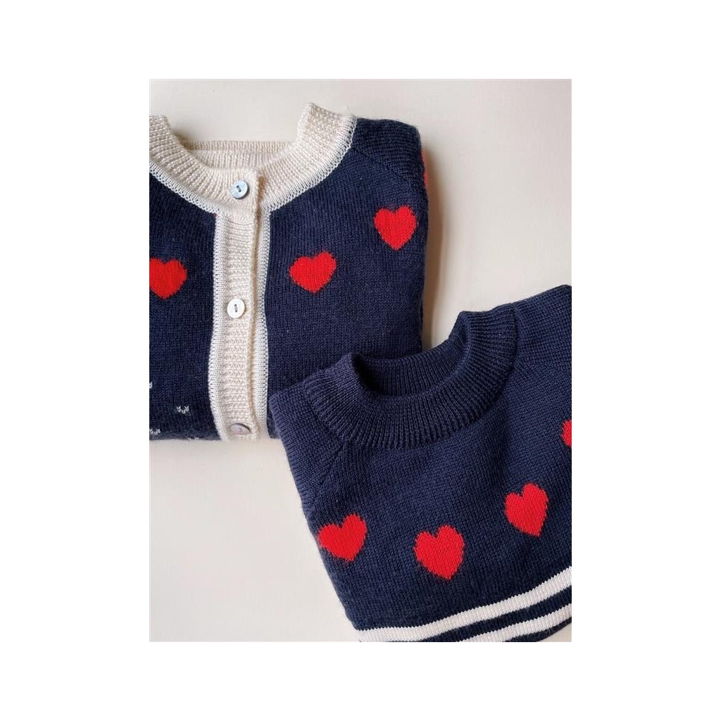 Heart Blouse - Stripe Konges sløjd - enjoykidsus