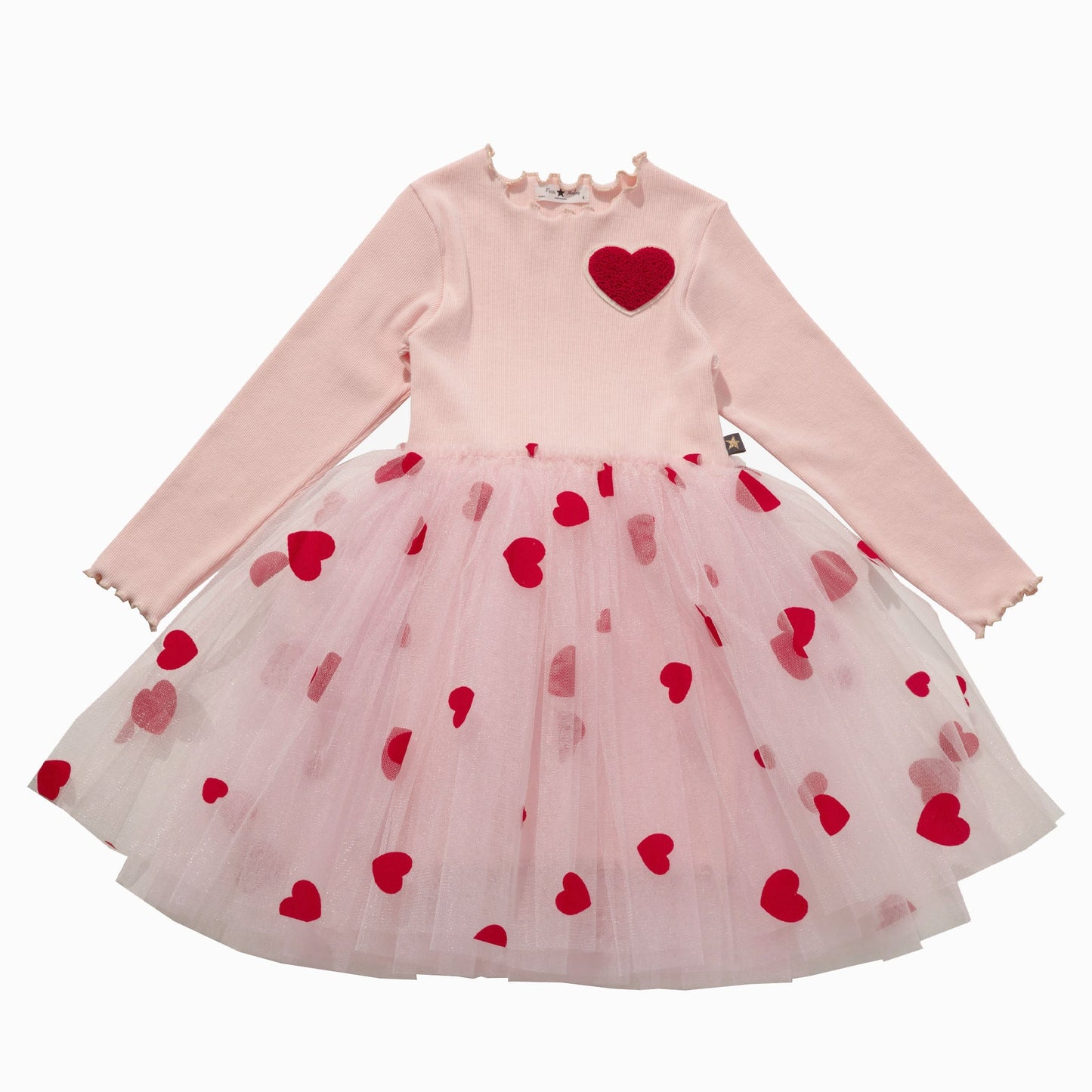 Heart Tutu Dress - Pink Petite Hailey - enjoykidsus