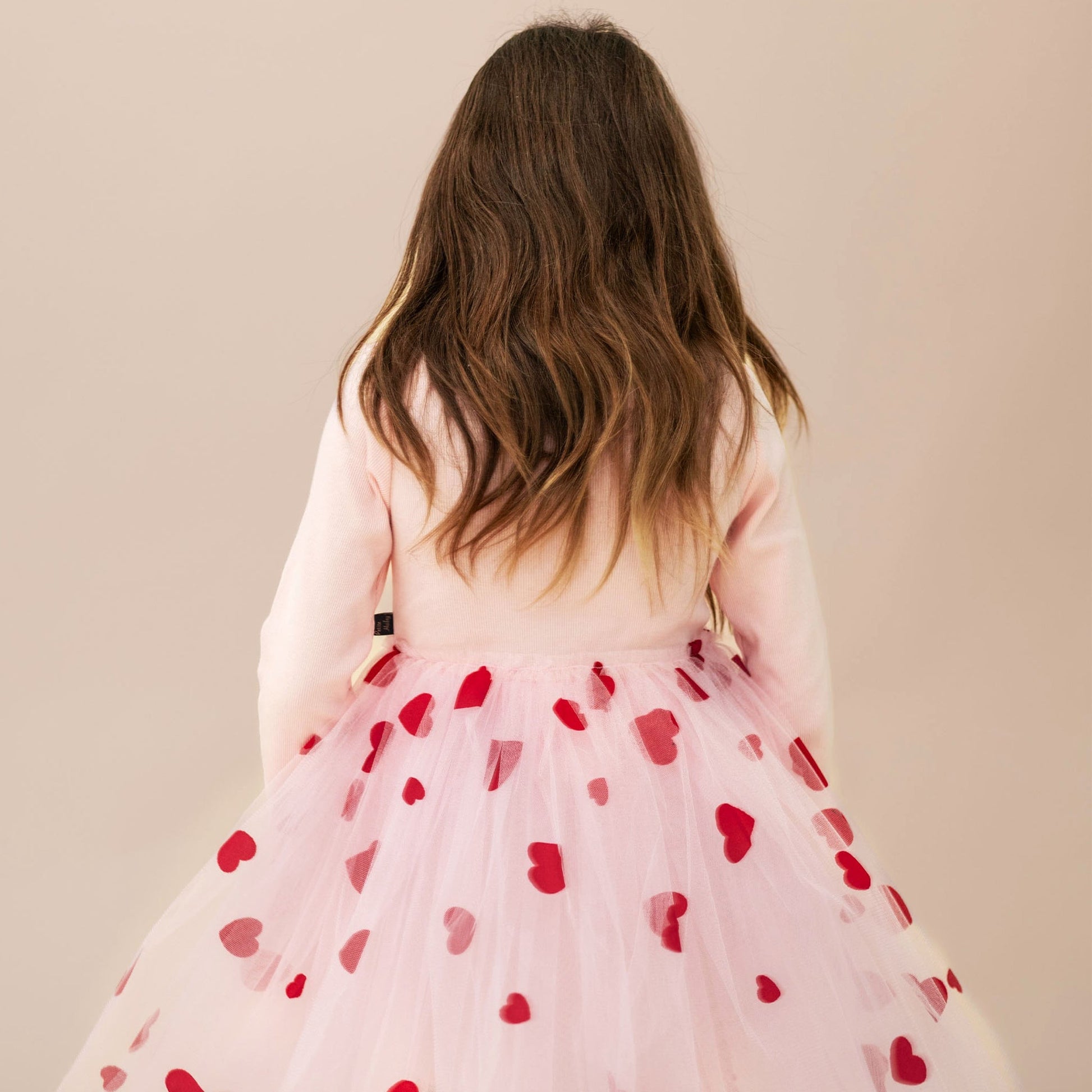 Heart Tutu Dress - Pink Petite Hailey - enjoykidsus