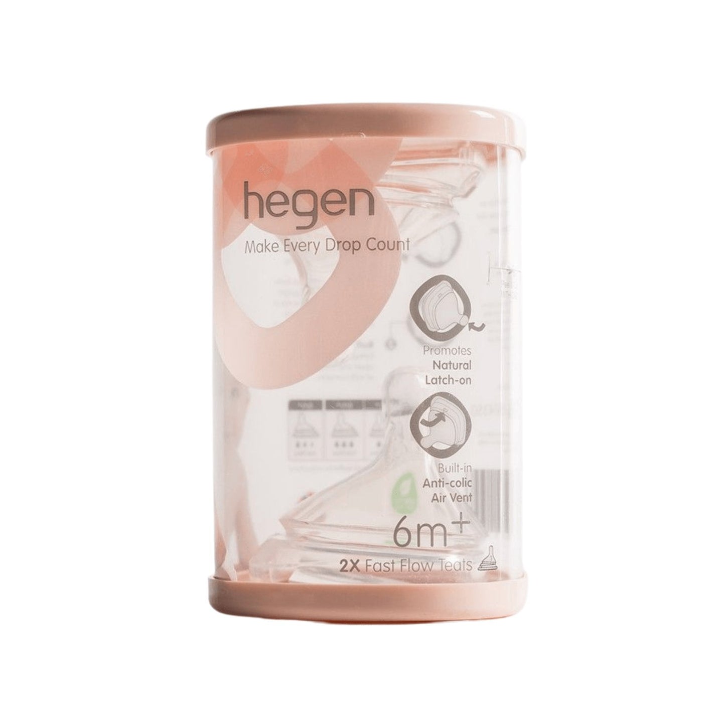 Hegen Nipple Fast Flow, 2 - Pack (6 months and beyond) Hegen - enjoykidsus