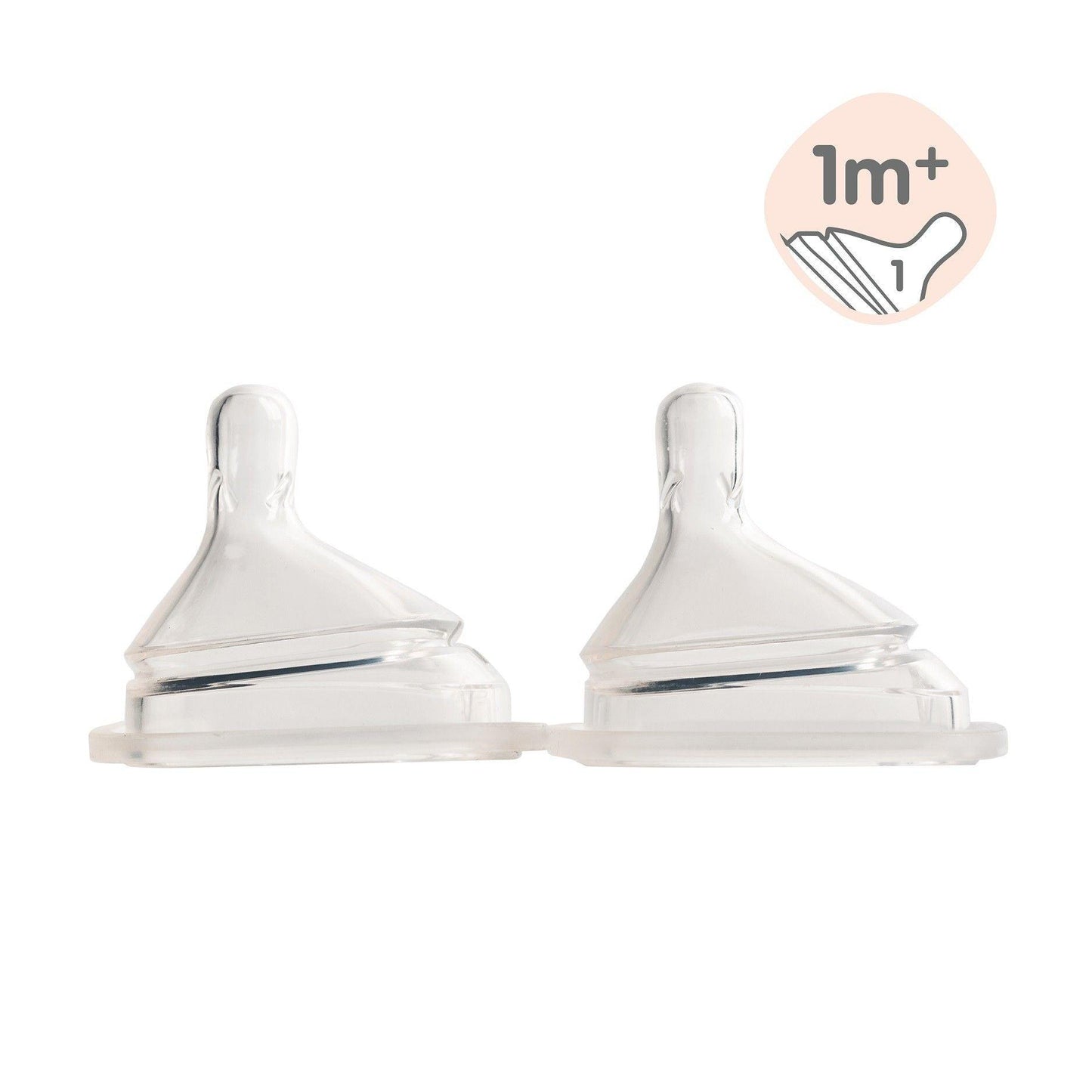 Hegen Nipple Slow Flow, 2 - Pack (1 to 3 months) Hegen - enjoykidsus