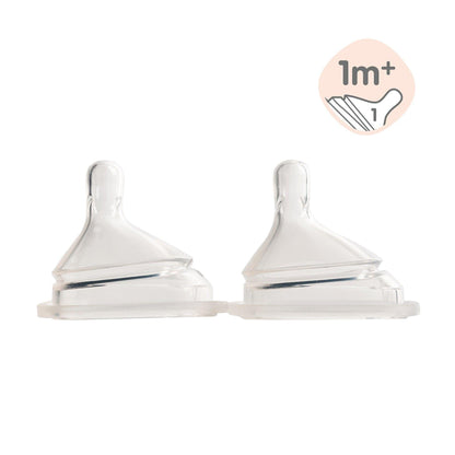 Hegen Nipple Slow Flow, 2 - Pack (1 to 3 months) Hegen - enjoykidsus