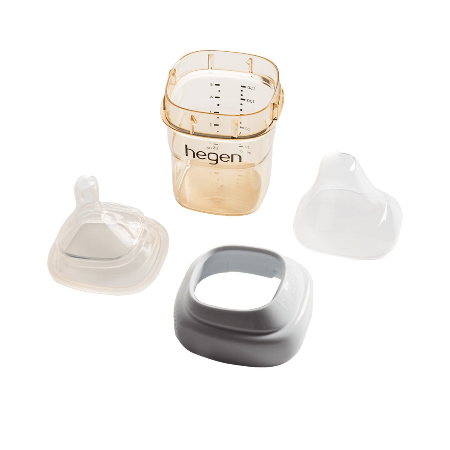 Hegen PCTO™ 150ml/5oz Feeding Bottle PPSU 2 - Pack with 2 x Slow Flow Nipple (1 to 3 months) Hegen - enjoykidsus