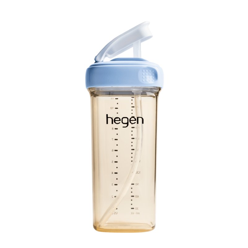 Hegen PCTO™ 330ml/11oz Straw Cup PPSU Blue (9 months and above) Hegen - enjoykidsus