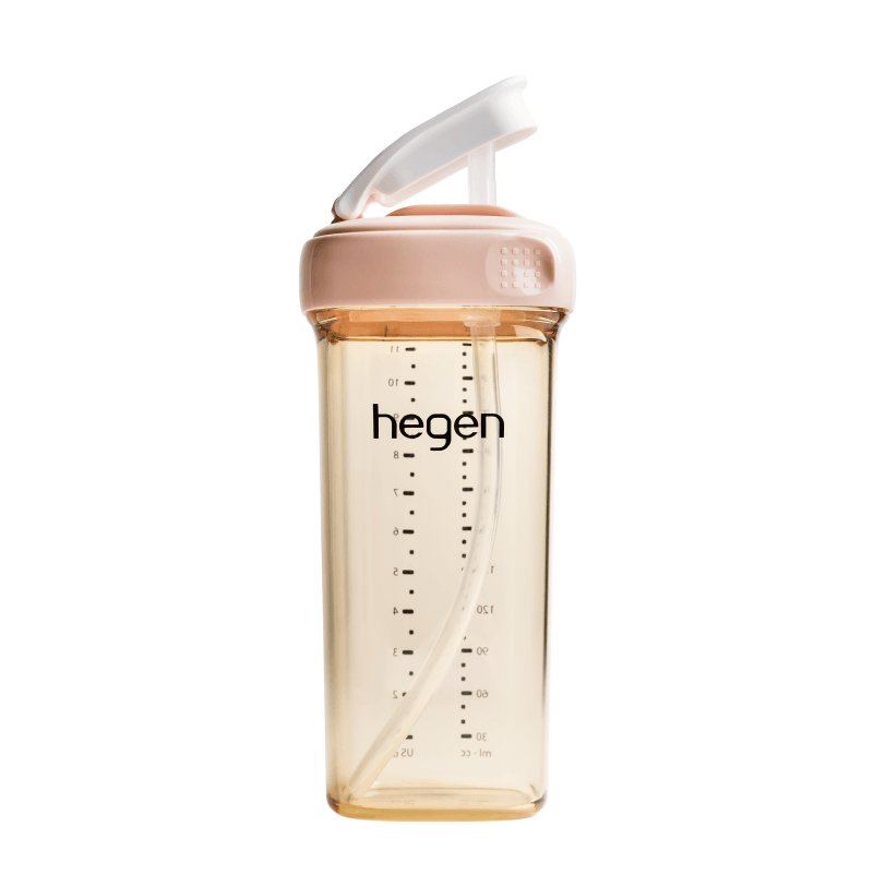 Hegen PCTO™ 330ml/11oz Straw Cup PPSU Pink (9 months and above) Hegen - enjoykidsus