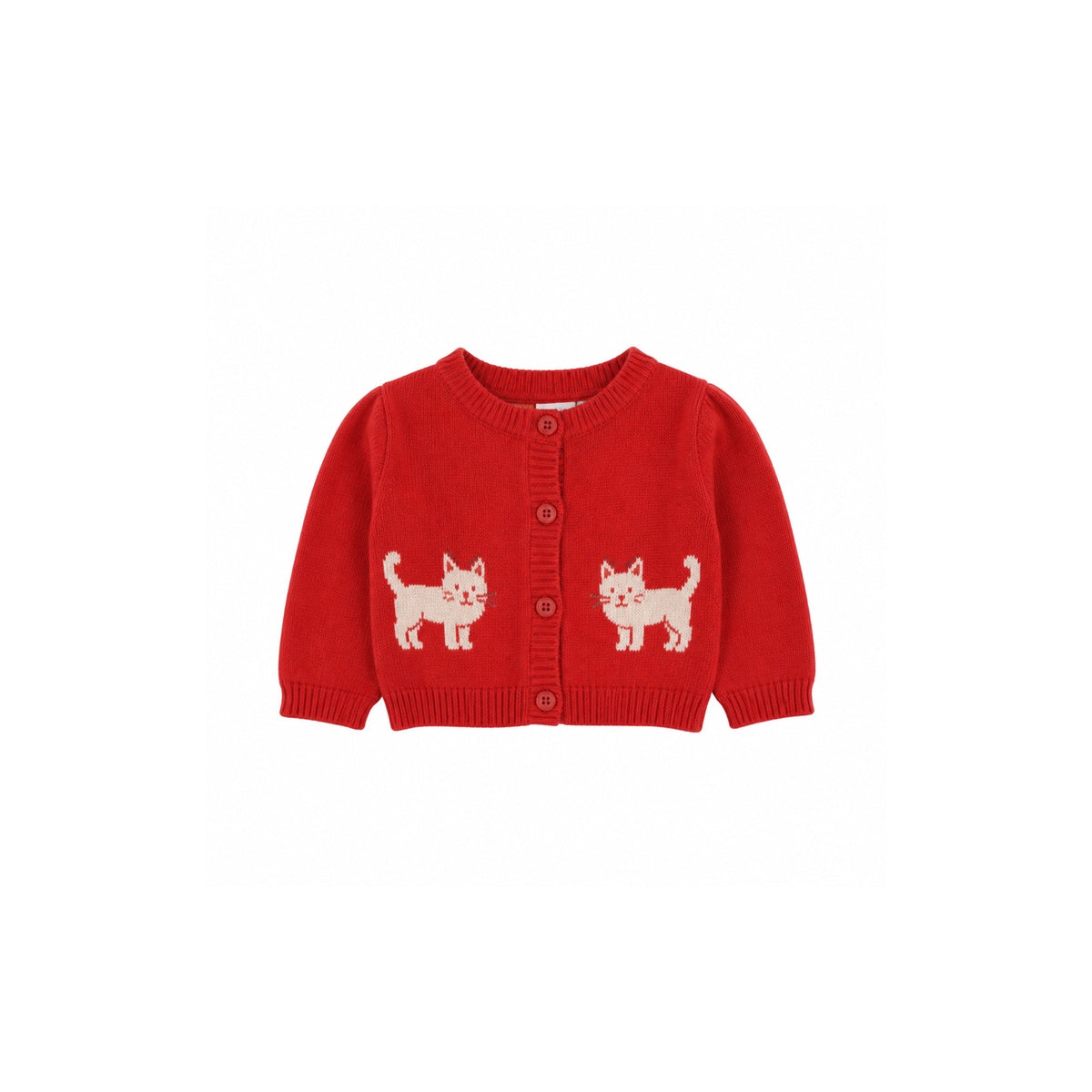 Hello Simone Baby Jeannette Cardigan - Kitty Cherry