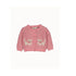 Hello Simone Baby Jeannette Cardigan in Kitty Pale Rose