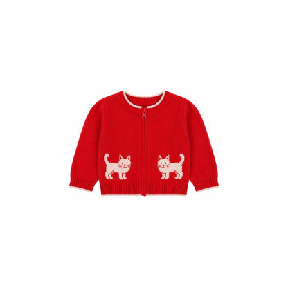 Hello Simone Grizzly Cardigan - Kitty Cherry