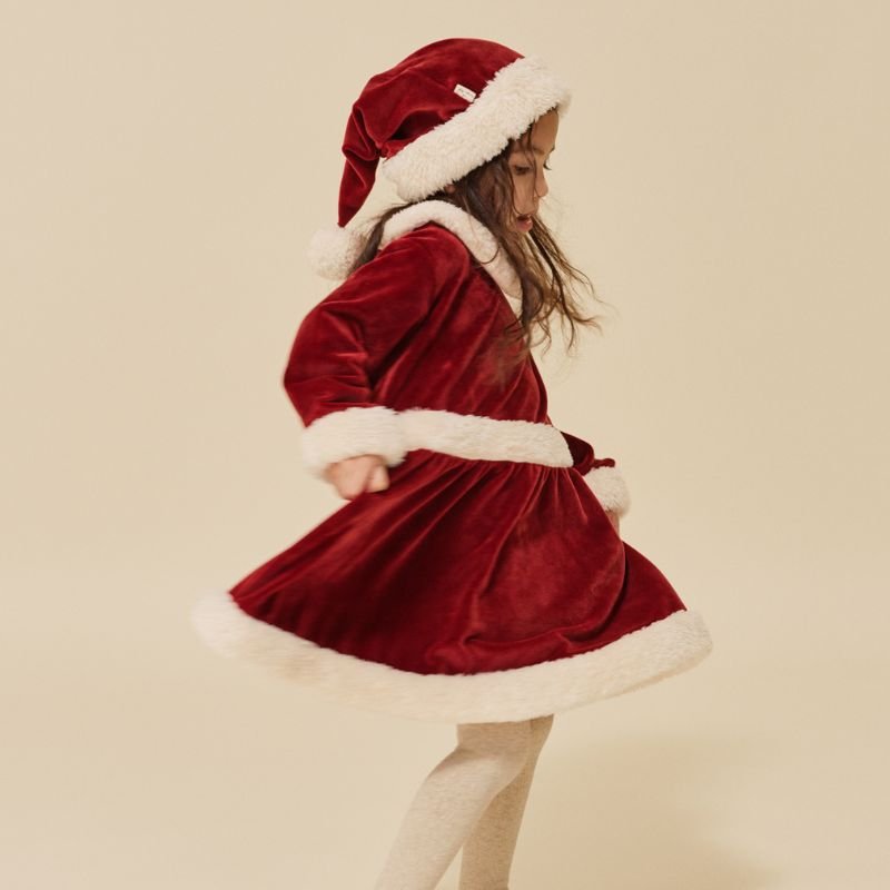 Holiday Dress - 9m to 4Y - Jolly Red Konges Sløjd - enjoykidsus