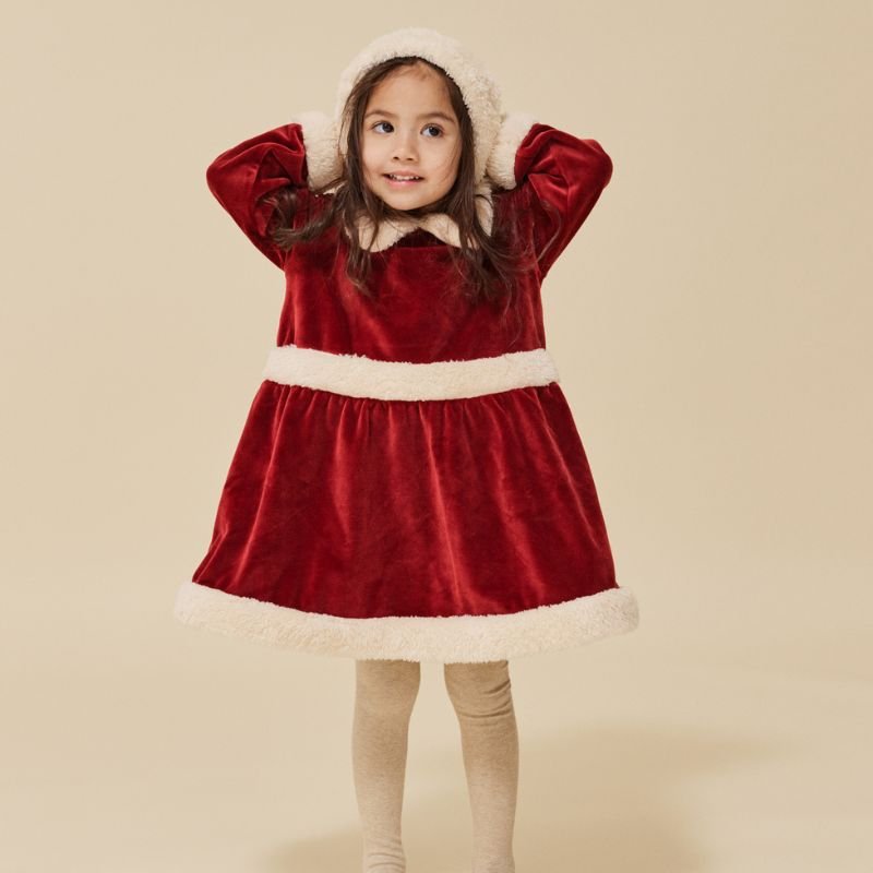 Holiday Dress - 9m to 4Y - Jolly Red Konges Sløjd - enjoykidsus