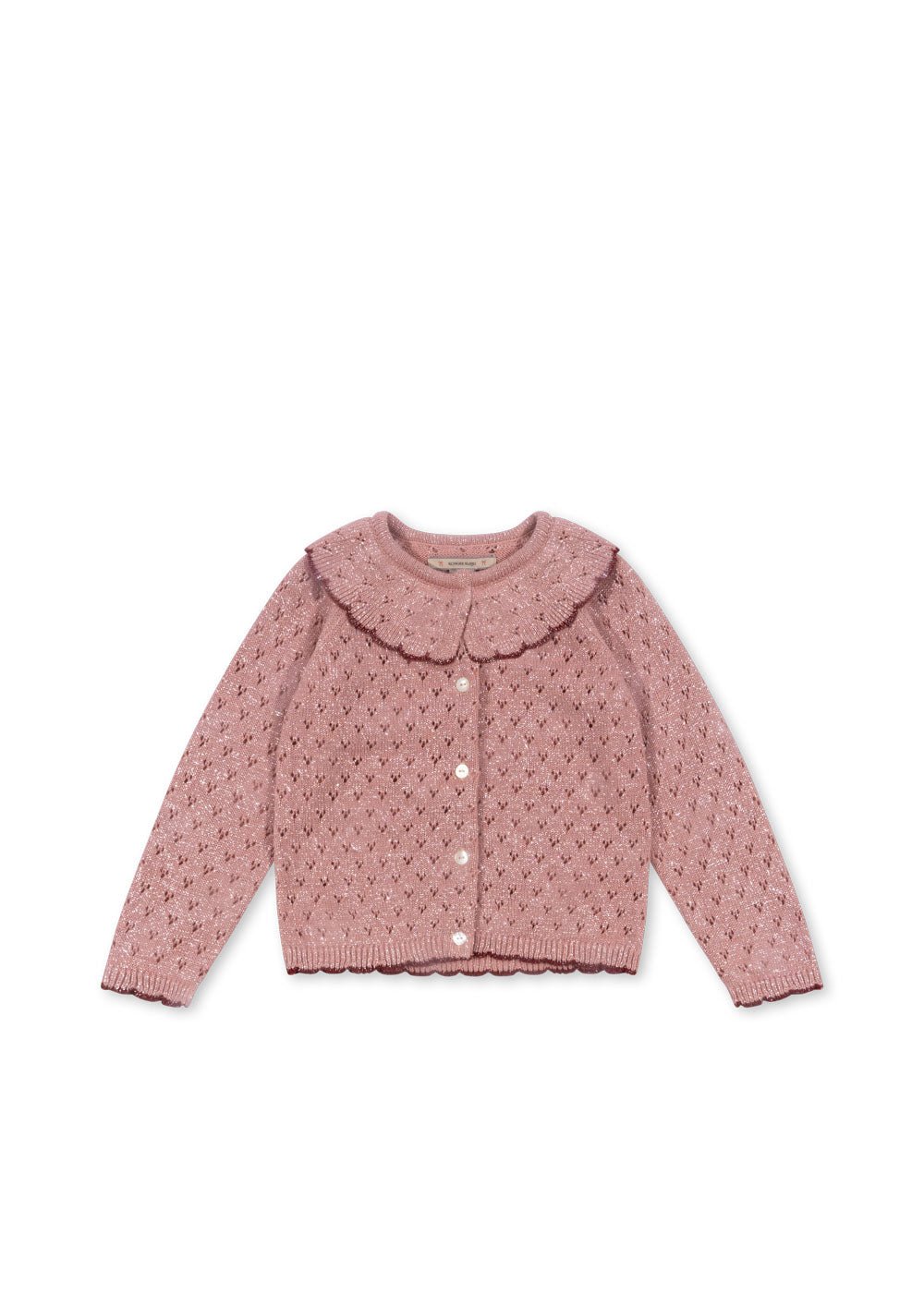 HOLIDAY KNIT CARDIGAN - mellow rose Konges Sløjd - enjoykidsus