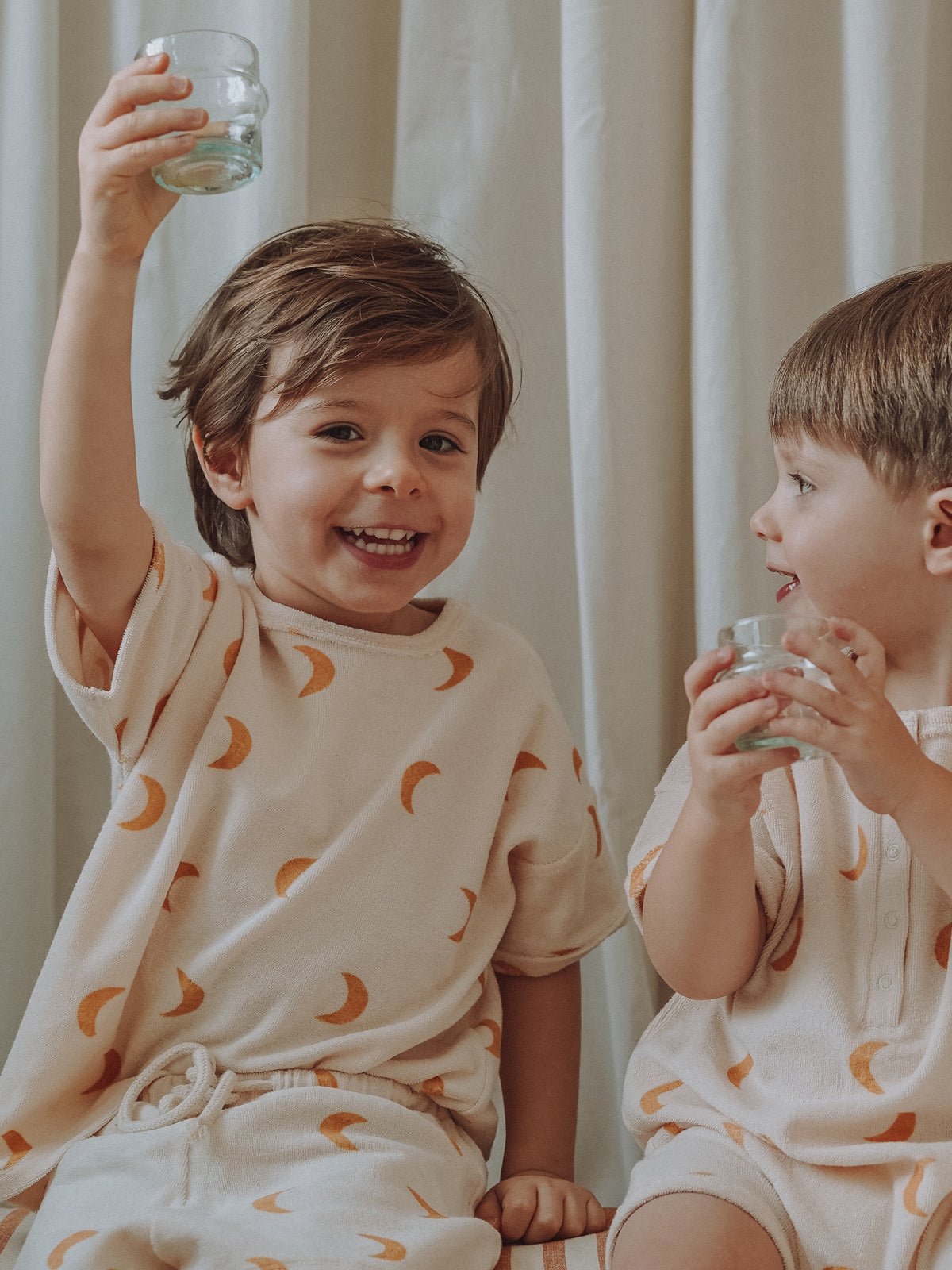 Organic Zoo Honey Midnight Terry Rope Shorts Organic Zoo