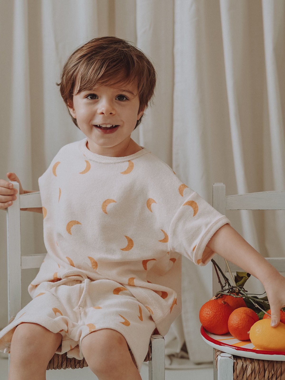 Organic Zoo Honey Midnight Terry Rope Shorts Organic Zoo